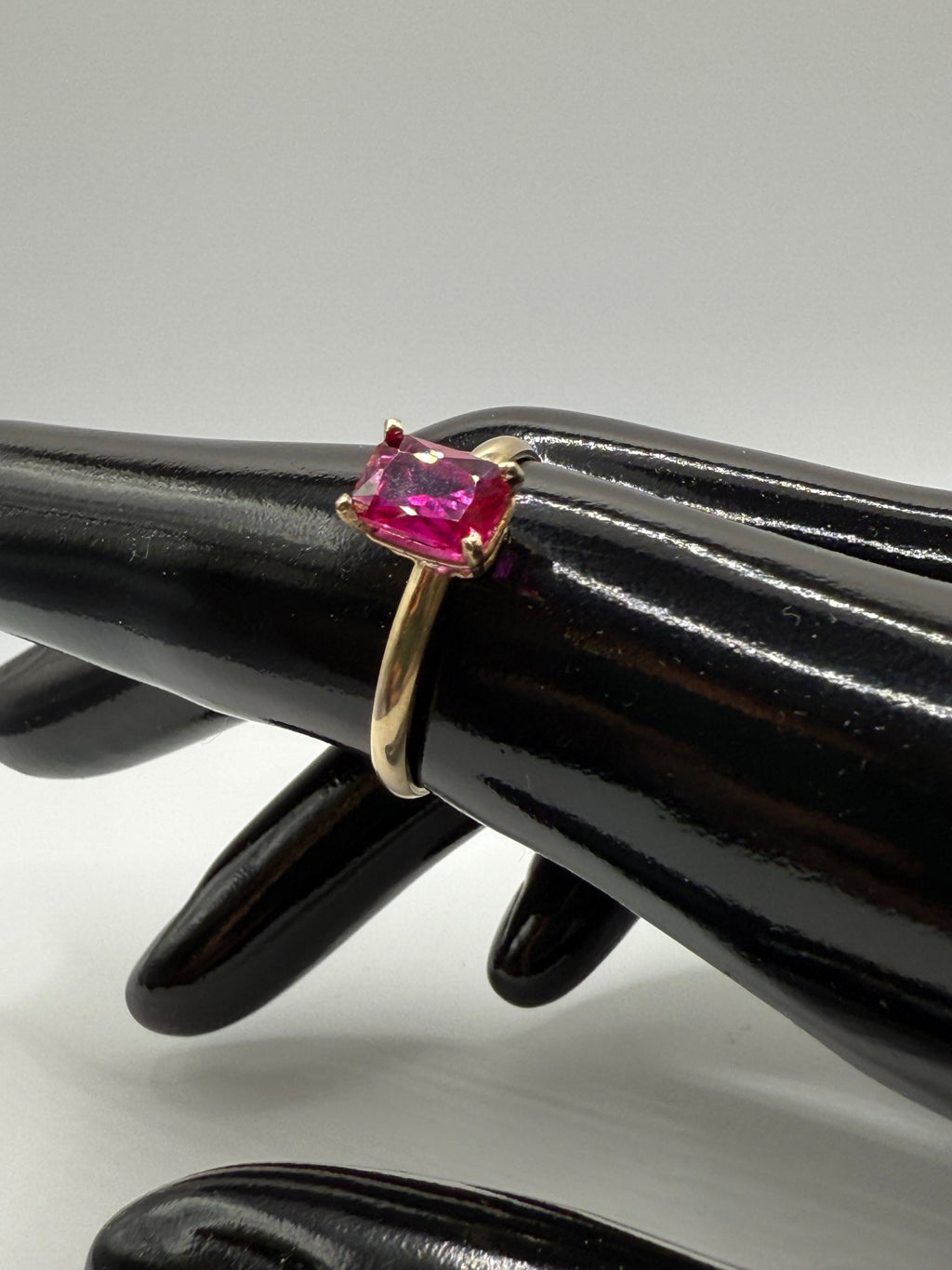 14k Yellow Gold Natural Ruby Ring