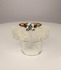 14k Yellow Gold 1ct Zircon Ring