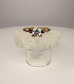 14k Yellow Gold 1ct Zircon Ring