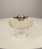 14k Yellow Gold 1ct Zircon Ring