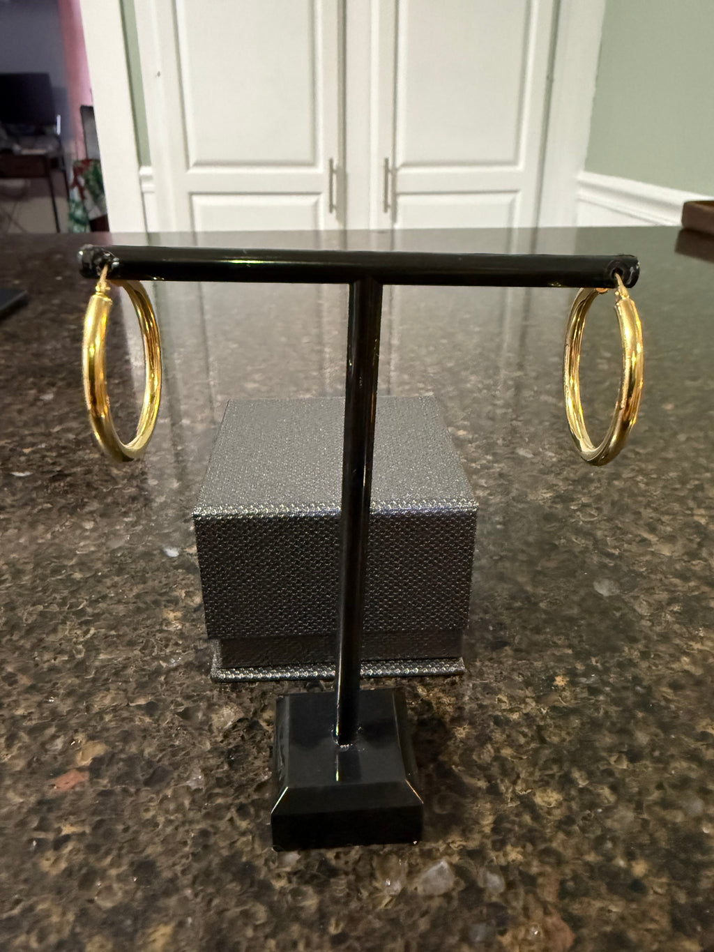 14k Yellow Gold  Hoop Earrings