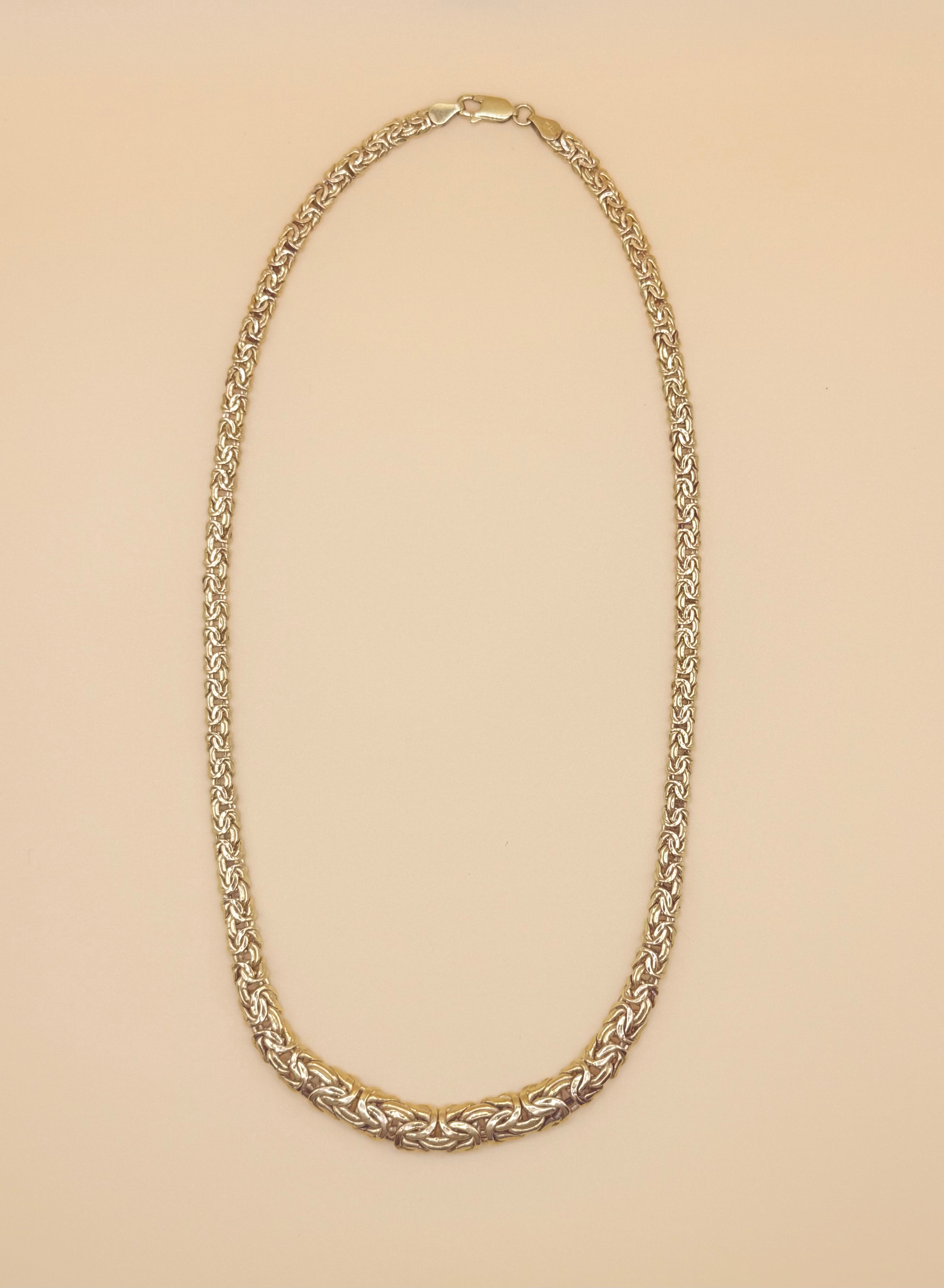 Solid Yellow Gold Necklace 14k