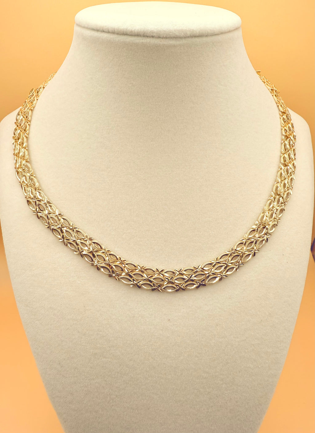 Solid Yellow Gold Necklace 14k