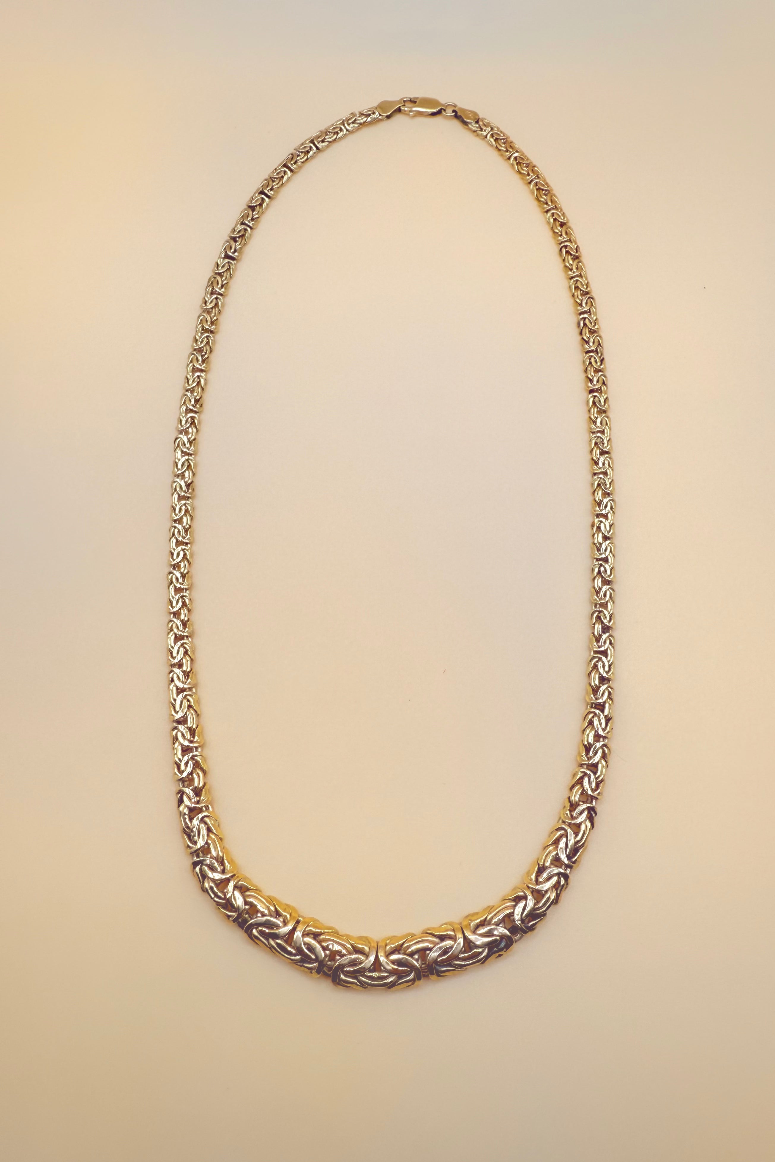 Solid Yellow Gold Necklace 14k