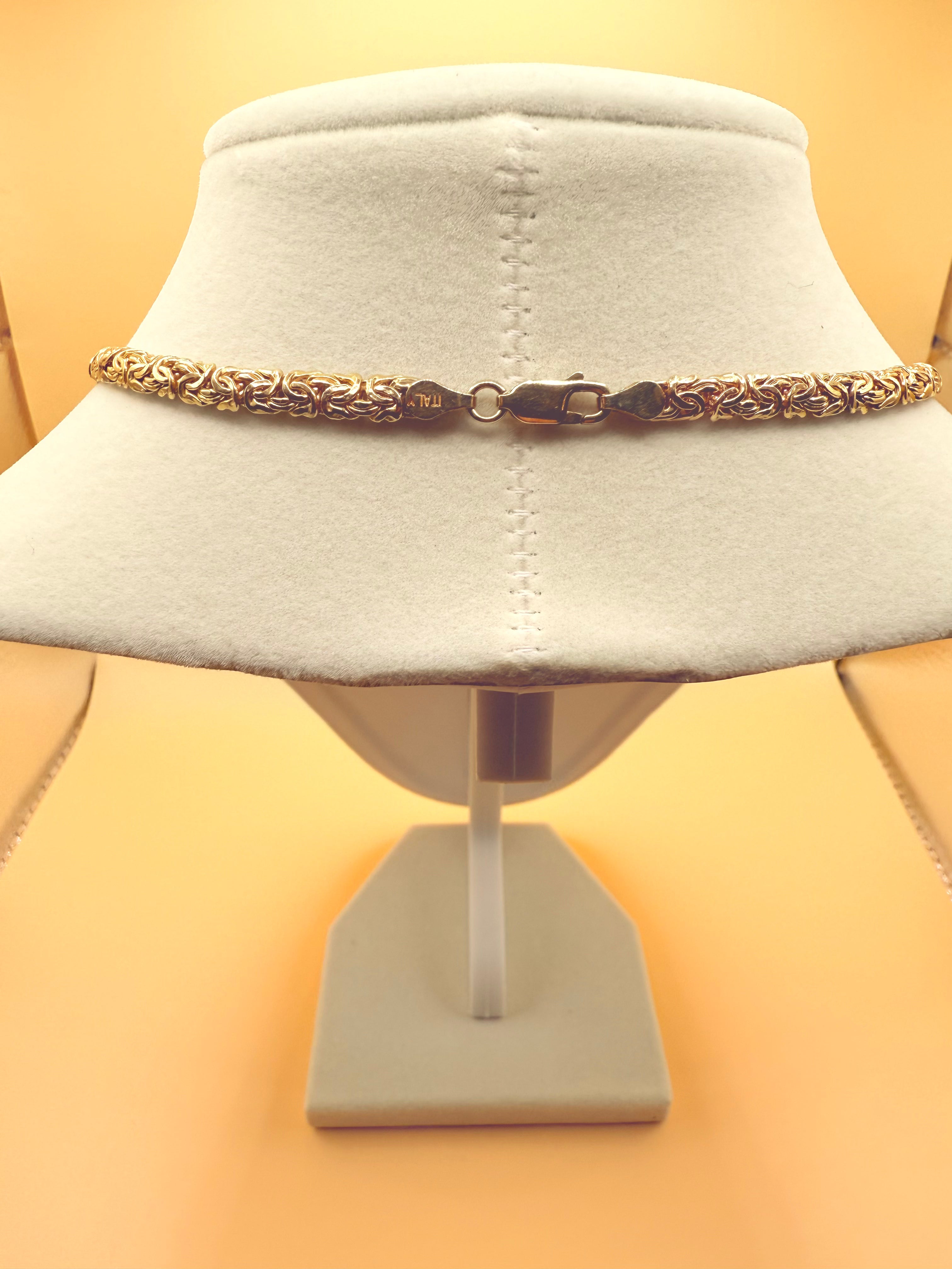 Solid Yellow Gold Necklace 14k