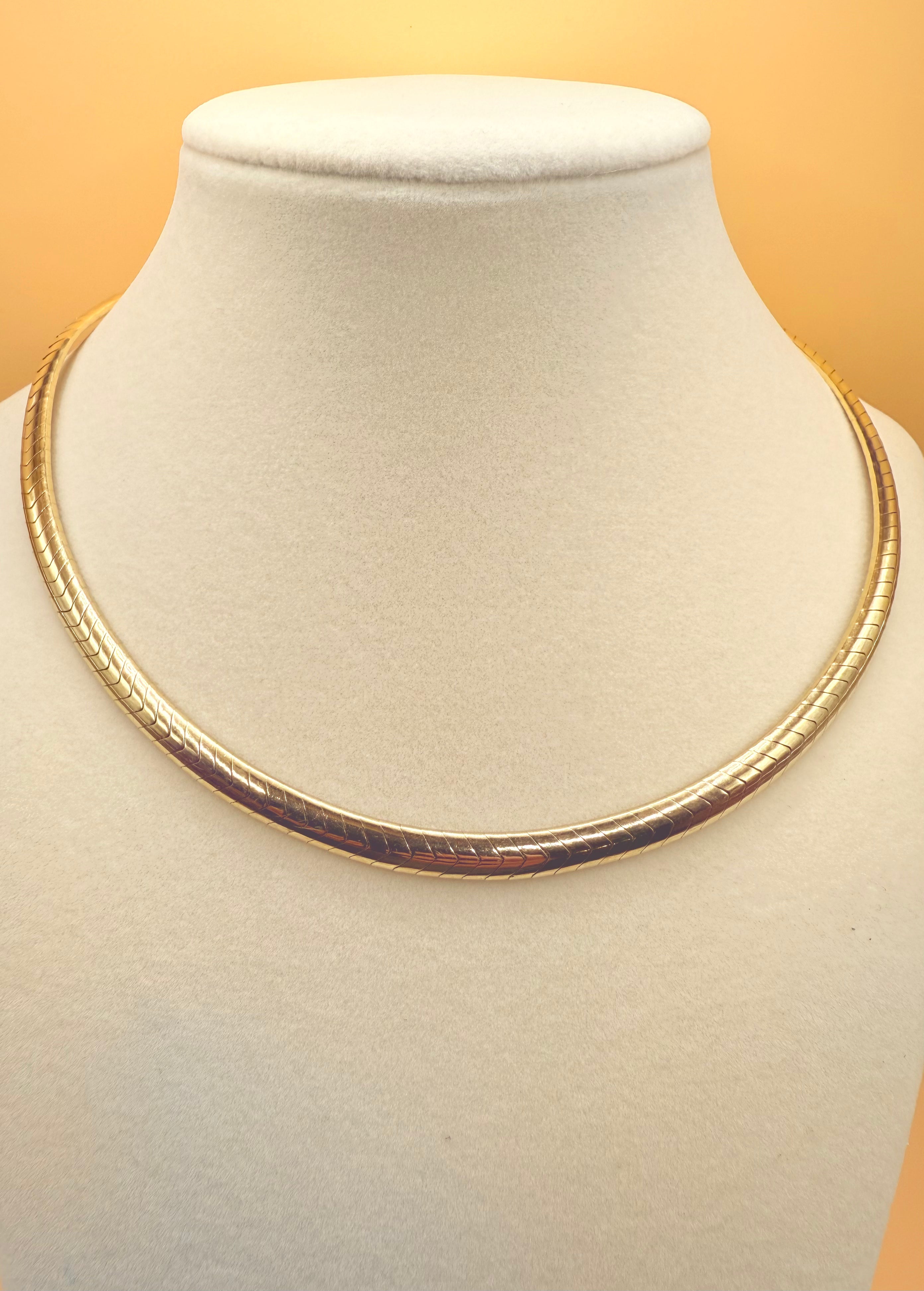 Solid Yellow Gold Necklace 14k